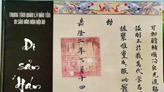Ra mắt sách Di sản Hán Nôm Hội An