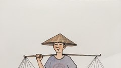 Tranh đồ họa của họa sĩ CH Séc tại Bảo tàng Mỹ thuật Việt Nam