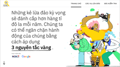 Ra mắt website dauhieuluadao.com giúp nhận biết lừa đảo trực tuyến