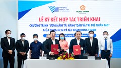 Hợp tác "Ươm mầm tài năng Toán và Trí tuệ nhân tạo"