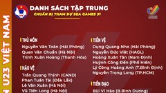 HLV Park Hang-seo chốt danh sách 27 cầu thủ dự SEA Games 31