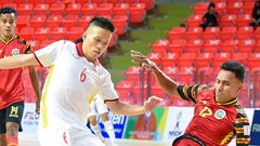 Tuyển Futsal Việt Nam giành chiến thắng đầu tay tại giải Đông Nam Á