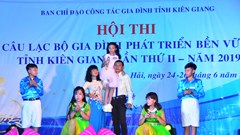 Ngày hội Gia đình tiêu biểu tỉnh Kiên Giang sẽ diễn ra trong tháng 6