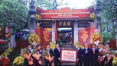 Đền Kim Liên đón Bằng xếp hạng Di tích quốc gia đặc biệt
