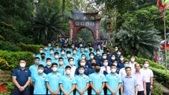 Đội tuyển U23 quốc gia dâng hương tưởng niệm các Vua Hùng