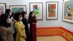 Triển lãm tranh cổ động “Tuổi xanh nhịp bước theo chân Bác”