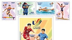 Phát hành bộ tem “Đại hội Thể thao Đông Nam Á lần thứ 31 - SEA Games 31” vào ngày 12.5