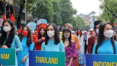 Thanh niên Hà Nội quảng bá vẻ đẹp Thủ đô nhân dịp SEA Games 31