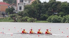 Đội tuyển Rowing Việt Nam về nhất ở 6/8 nội dung trong ngày thi đấu đầu tiên