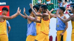 Bóng ném bãi biển nam Việt Nam giành HCV trước một lượt đấu