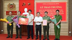 Quảng Bình: Khen thưởng ban chuyên án bắt giữ vụ vận chuyển, mua bán gần 1 tấn thuốc nổ