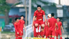 U23 Việt Nam chuẩn bị cho trận đấu với U23 Myanmar