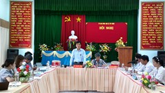 Kiểm tra và tập huấn công tác xây dựng, thực hiện hương ước, quy ước tại Bình Định