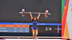 Liên tục phá kỷ lục SEA Games ở hạng 55kg nữ môn Cử tạ
