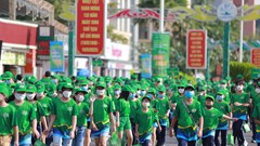 Khánh Hoà: Gần 10.000 học sinh và phụ huynh tham dự “Ngày hội đi bộ”