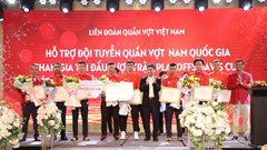 Khen thưởng đội tuyển quần vợt Việt Nam sau thành tích tại SEA Games 31