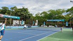 Giải Tennis báo chí Nghệ An thu hút hơn 100 VĐV tham gia