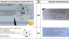 Bộ GD&ĐT thông tin về vi phạm trong xây dựng đề thi môn Sinh học