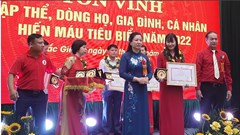 Chung nhịp đập hiến máu cứu người