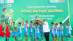 Bế mạc Festival Bóng đá học đường TP.HCM năm học 2021-2022