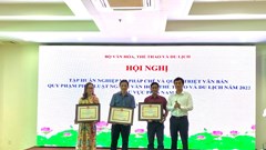 Hội nghị nghiệp vụ pháp chế và quán triệt văn bản quy phạm pháp luật năm 2022