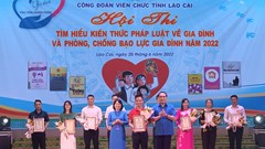 Lào Cai tổ chức hội thi tìm hiểu kiến thức pháp luật về gia đình