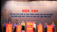Thanh Hóa tổ chức hội thi tìm hiểu kiến thức về Luật Phòng, chống bạo lực gia đình