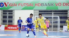 Vòng 7 Giải Futsal VĐQG 2022: Nhà vô địch Thái Sơn Nam vất vả giành 1 điểm
