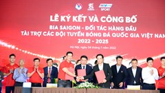 Thêm nhà tài trợ cho các đội tuyển bóng đá quốc gia
