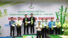 Quận 1 nhất toàn đoàn môn Biliards & Snooker Đại hội thể thao TP.HCM
