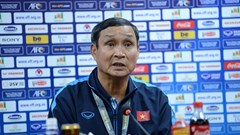 HLV Mai Đức Chung: Đội đã bảo toàn được lực lượng, không bị thẻ phạt