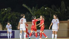 Tuyển nữ Việt Nam thắng đậm Lào