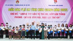 Kiên Giang chung tay bảo vệ trẻ em phòng, chống xâm hại trẻ em