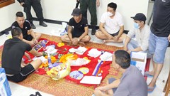 Triệt xoá xới bạc bằng hình thức “xóc đĩa”, bắt giữ 18 đối tượng liên quan