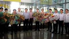 Chào đón đội tuyển Toán học VN tham dự Olympic Toán học quốc tế