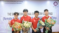 4 thí sinh Việt Nam đều đoạt HCV Olympic Hóa học quốc tế