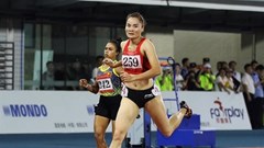 Quách Thị Lan thi đấu không thành công tại giải điền kinh VĐTG