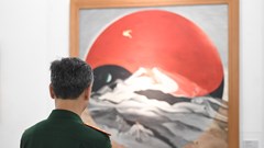 Lời tri ân trong triển lãm mỹ thuật Còn mãi với thời gian