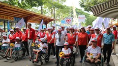 TP.HCM: Đi bộ đồng hành “Vì nạn nhân chất độc da cam/dioxin”