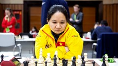 Thắng 5 ván, Việt Nam lọt vào top 10 Olympiad cờ vua