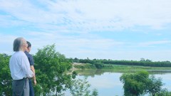 Bí ẩn về “ngôi mộ cổ” dưới sông Chu