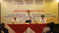 Lấy ý kiến góp ý xây dựng Thông tư quy định tiêu chí phân loại phim