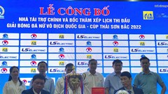 7 đội tham dự Giải bóng đá nữ vô địch quốc gia