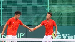 Davis Cup nhóm III: Thắng trận thứ hai, quần vợt Việt Nam chắc ngôi đầu