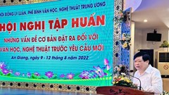 Văn học, nghệ thuật làm sâu sắc thêm những vấn đề đặt ra tại Hội nghị Văn hóa toàn quốc nắm 2021