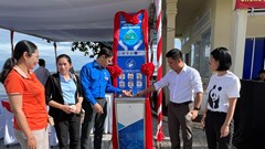 Phú Quốc đưa trụ nước công cộng và bộ thùng rác du lịch đi vào hoạt động
