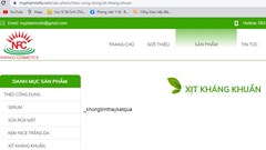 Mỹ phẩm bị đình chỉ, thu hồi vì chứa Methanol vượt giới hạn