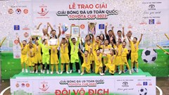 SLNA vô địch Giải bóng đá U9 toàn quốc