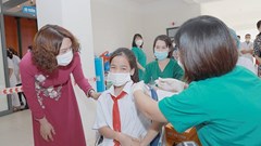 Hưởng ứng chiến dịch tiêm chủng vắc xin phòng Covid-19 "vui Trung thu"