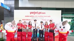Tiếp tục mở rộng mạng bay đến Ấn Độ, Vietjet khai trương hai đường bay mới kết nối Phú Quốc với New Delhi, Mumbai
